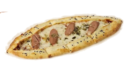 قارب جبن قشقوان بالنقانق